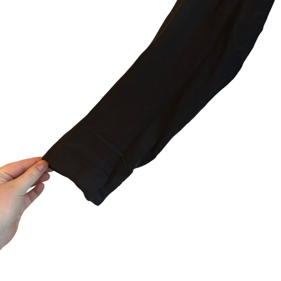 Aritzia Talula Black Lighweight Blazer Open Front Size 8 Office Casual Jacket - Picture 4 of 7